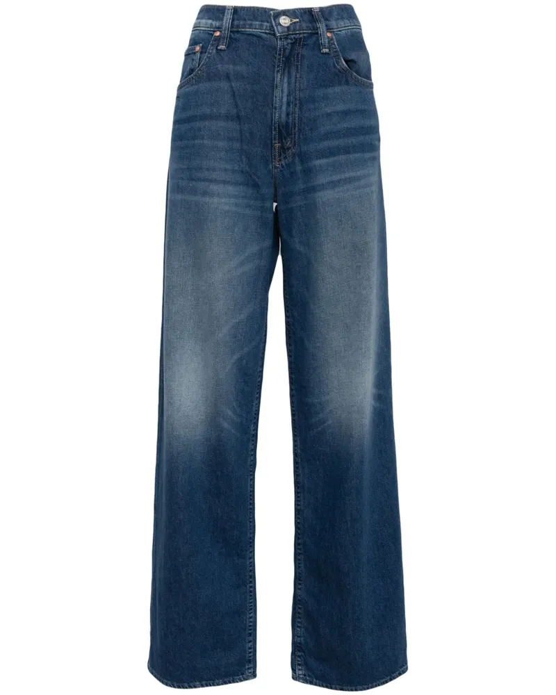 Mother The Spinner Zip Sneak Jeans - Blau Blau