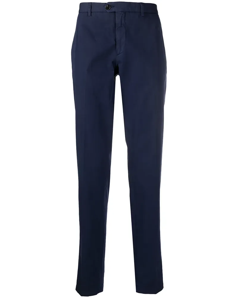Billionaire Chino mit geradem Bein - Blau Blau