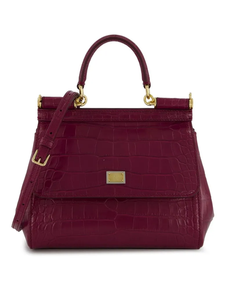 Dolce & Gabbana Kleine 'Sicily 62' Handtasche - Rot Rot