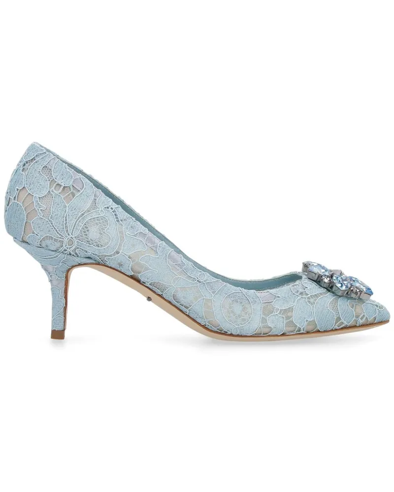 Dolce & Gabbana Pumps mit Spitze - Blau Blau