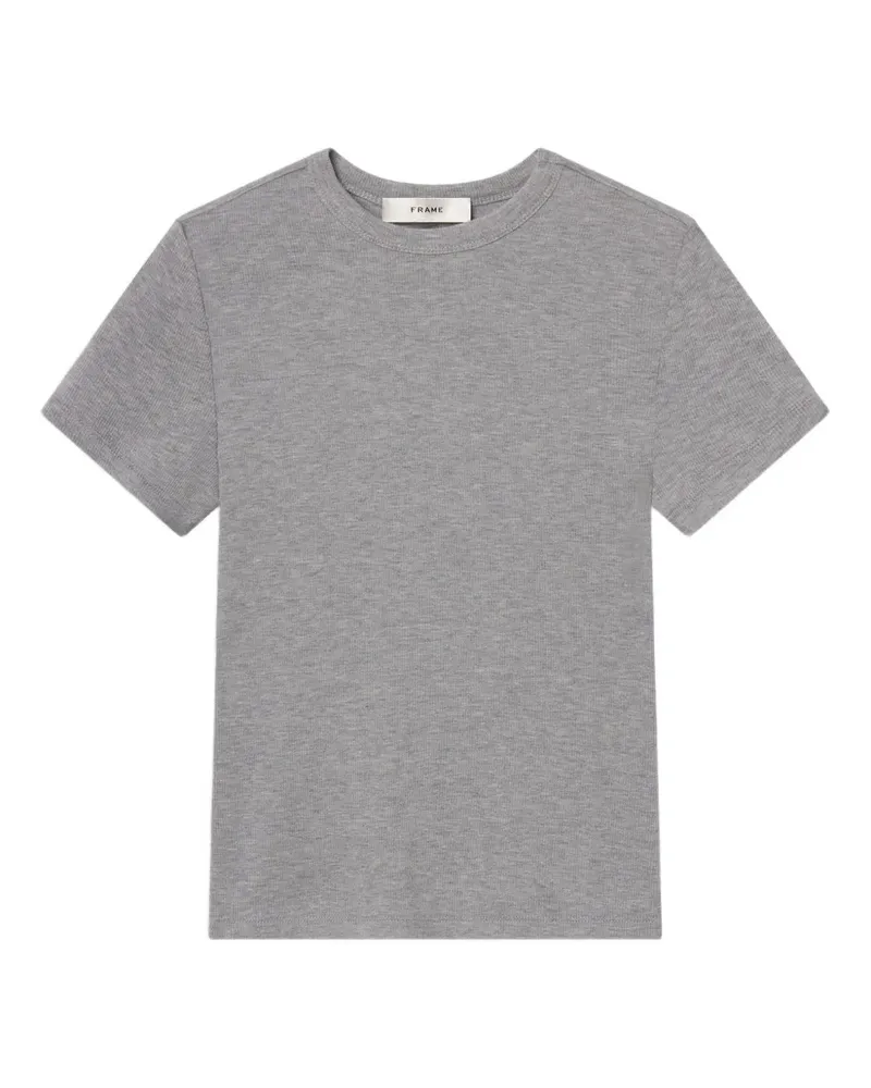 Frame Denim Geripptes T-Shirt - Grau Grau