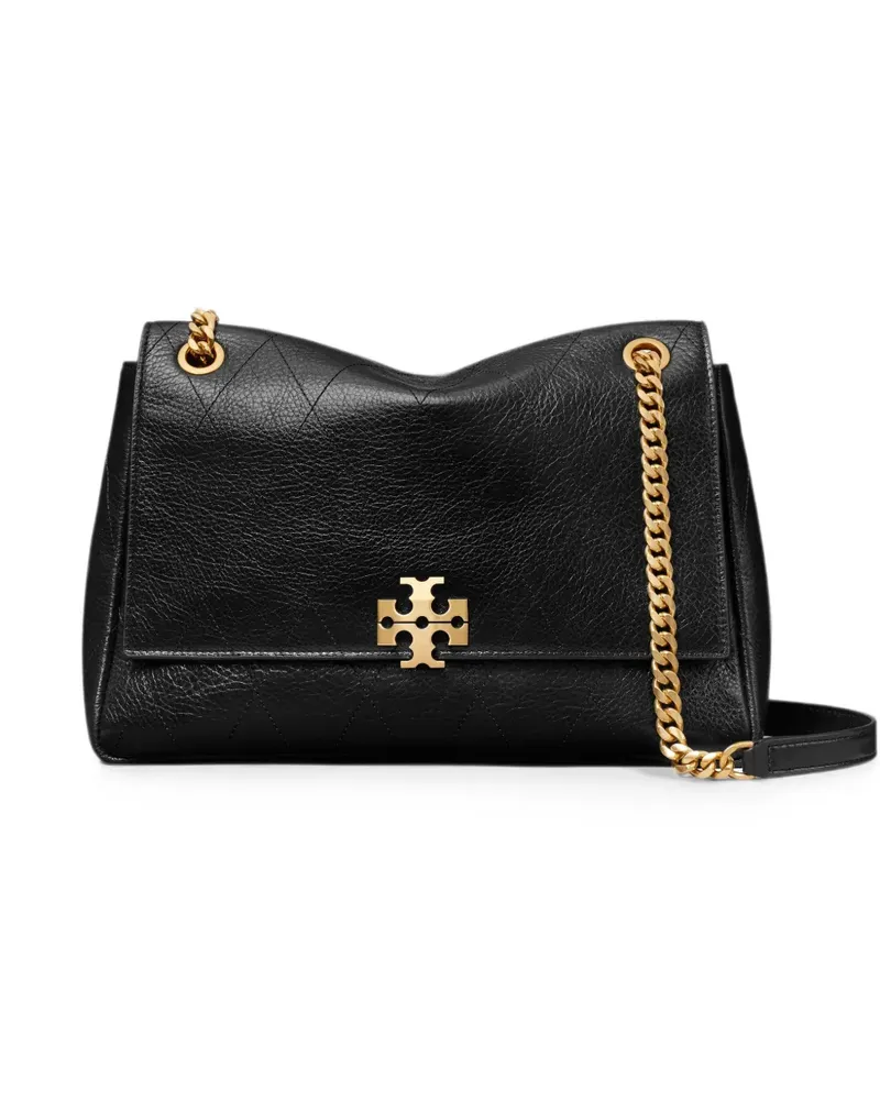 Tory Burch Charlie quilted shoulder bag - Schwarz Schwarz