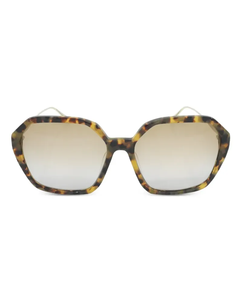 MCM Geometrische Sonnenbrille in Schildpattoptik - Braun Braun