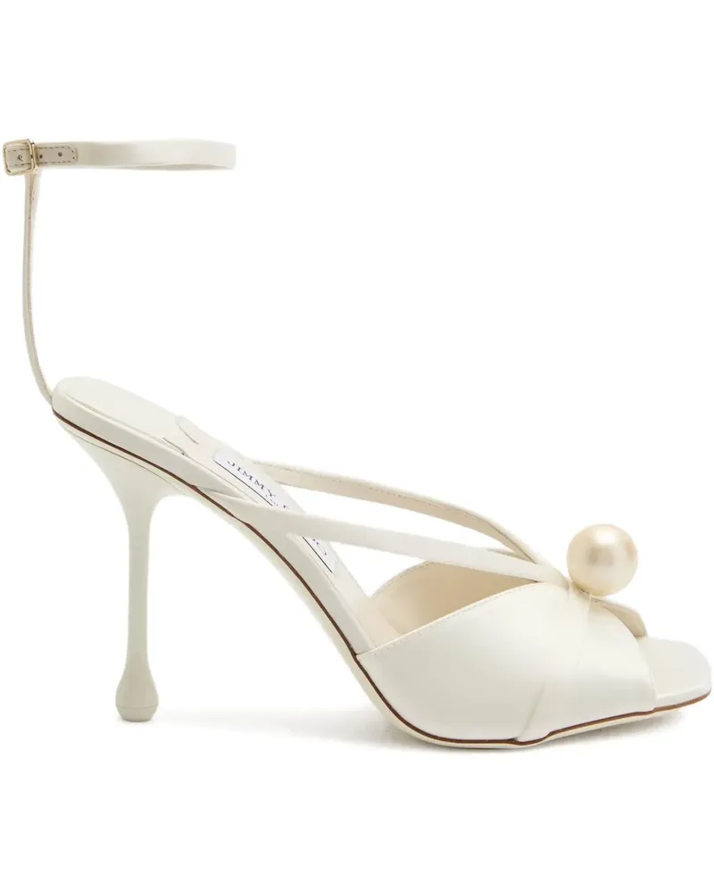 Jimmy Choo Siva Sandalen 95mm - Weiß Weiß