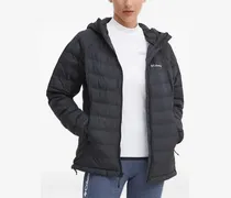 Gesteppte Kapuzenjacke - Schwarz
