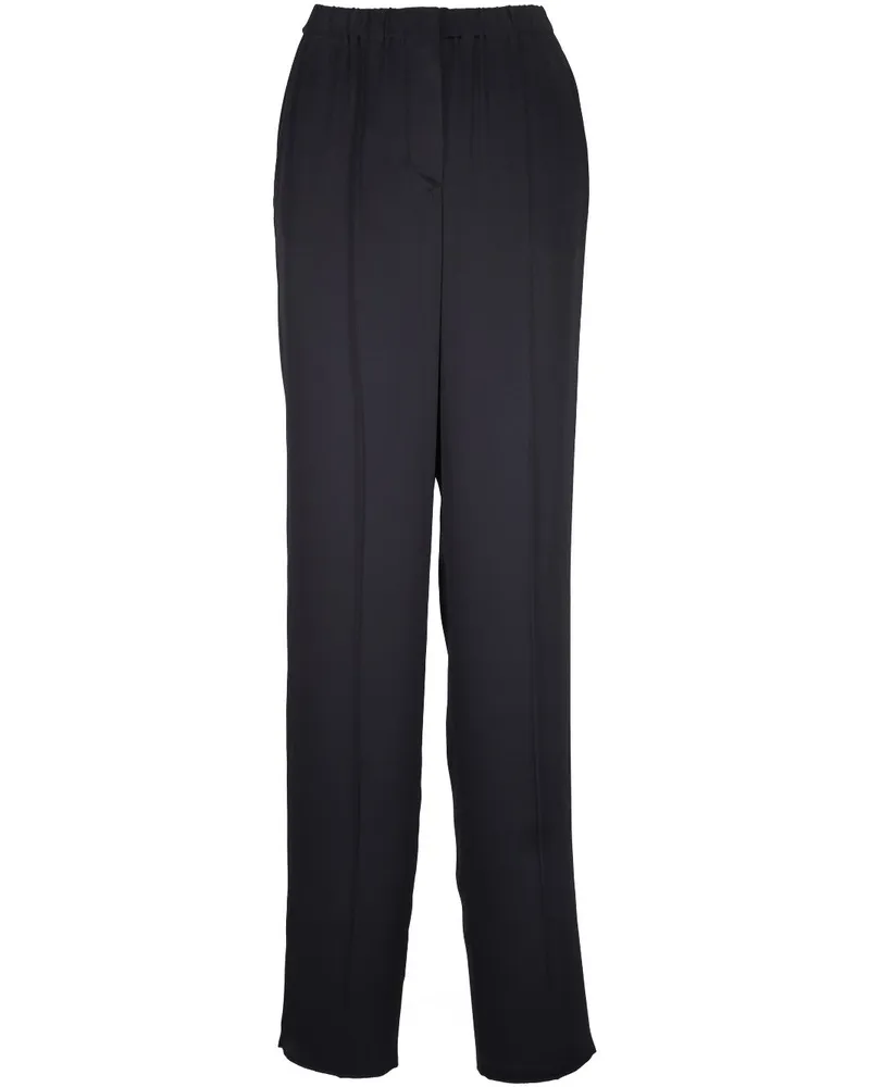 Giorgio Armani Hose mit geradem Bein - Schwarz Schwarz