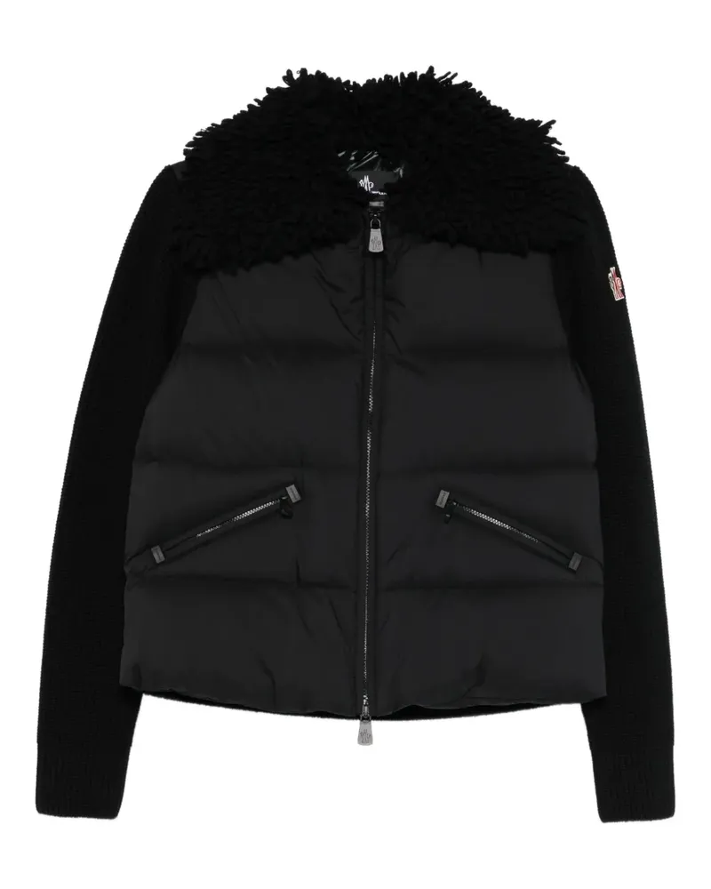 Moncler Wattierte Jacke mit Reißverschluss - Schwarz Schwarz