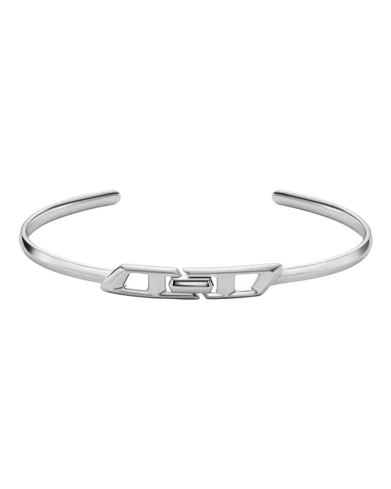 Diesel Iconic D Armband - Silber Silber