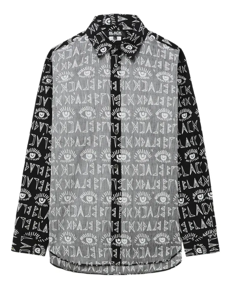 Comme des Garçons graphic-motif shirt - Grau Grau