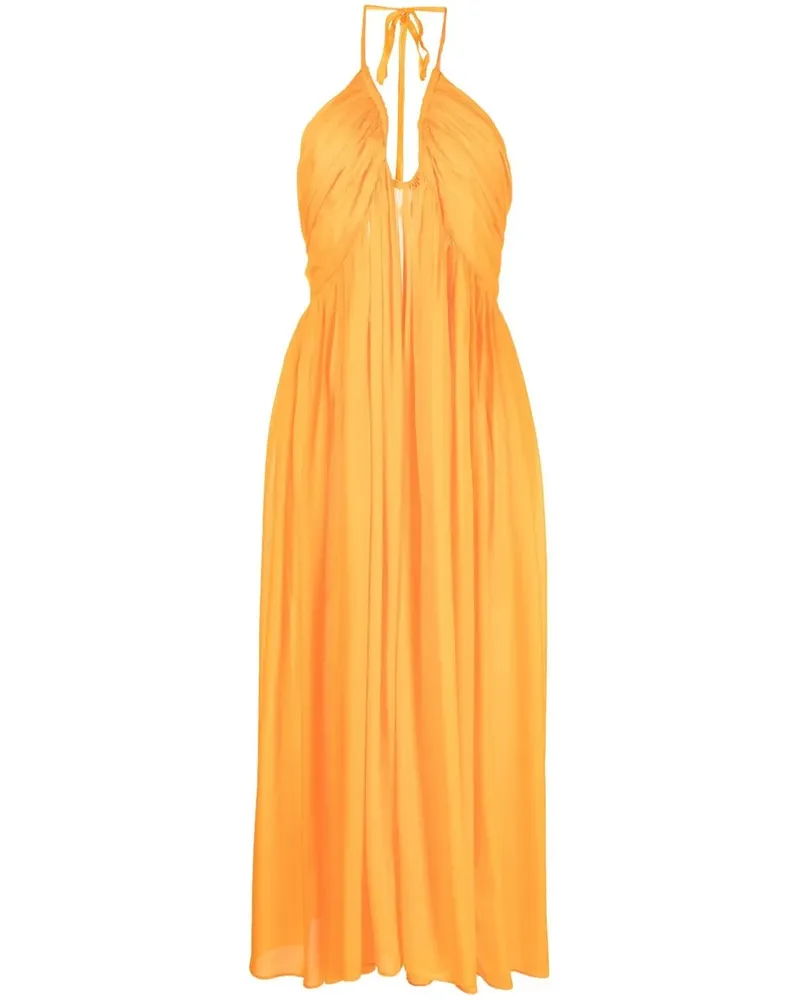 Cult Gaia Sloane Maxikleid - Orange Orange