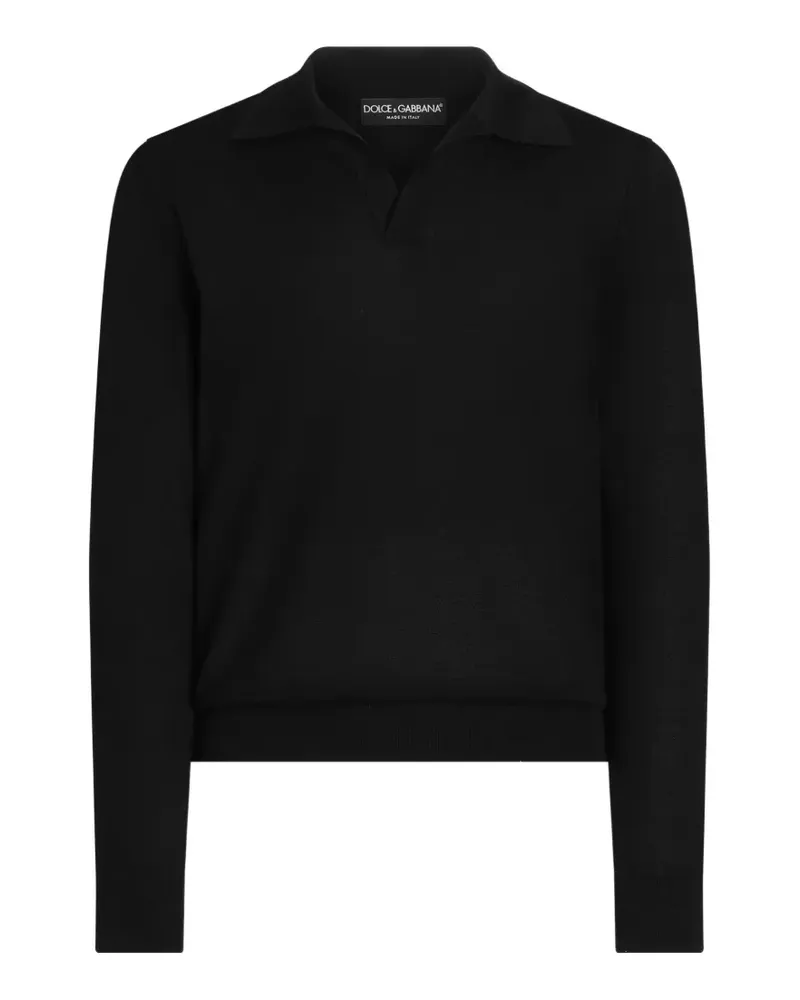 Dolce & Gabbana Langärmeliges Oberteil - Schwarz Schwarz