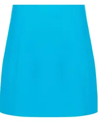 Jil Sander Fein gerippter Minirock Blau