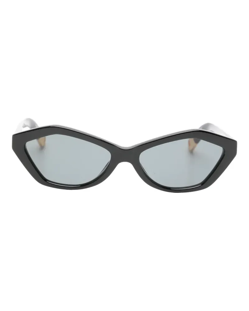 Jacquemus geometric-frame sunglasses - Schwarz Schwarz