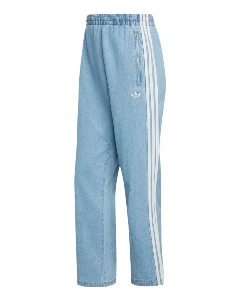 adidas side-stripe track pants - Blau Blau