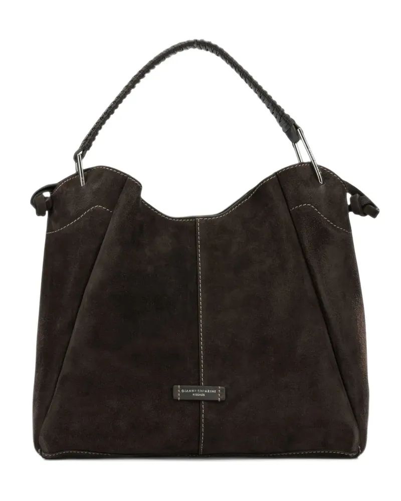 Gianni Chiarini Mittelgroße Era Tote Bag mit Wildleder-Finish - Braun Braun