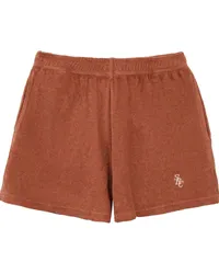 SPORTY & RICH Shorts mit Logo-Stickerei Orange