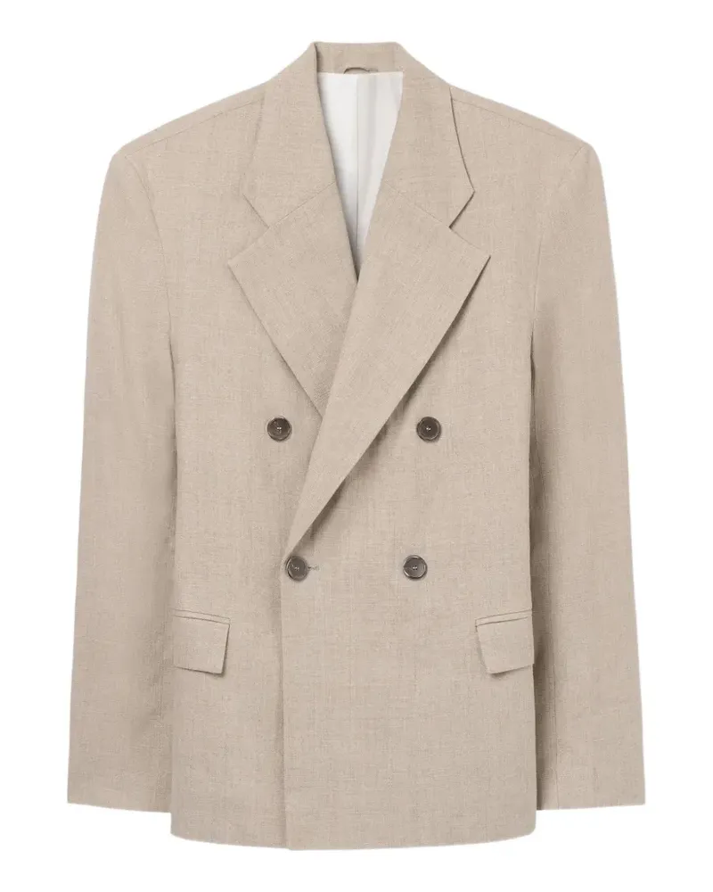 Séfr Donovan double-breasted blazer - Nude Nude