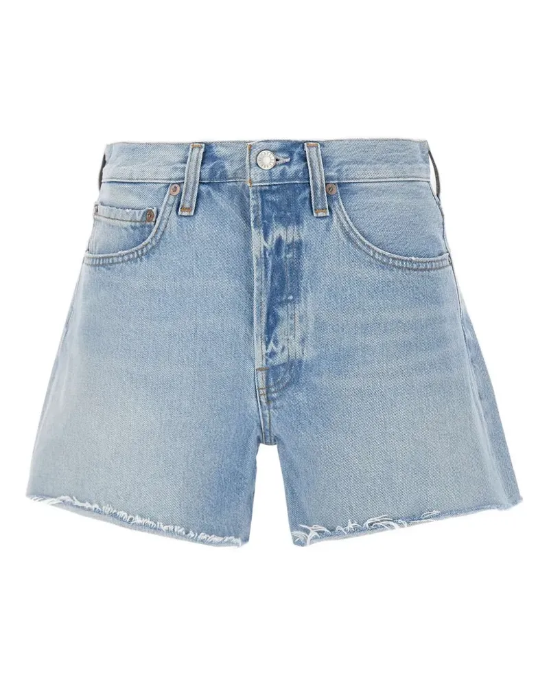 AGOLDE Parker Long denim shorts - Blau Blau