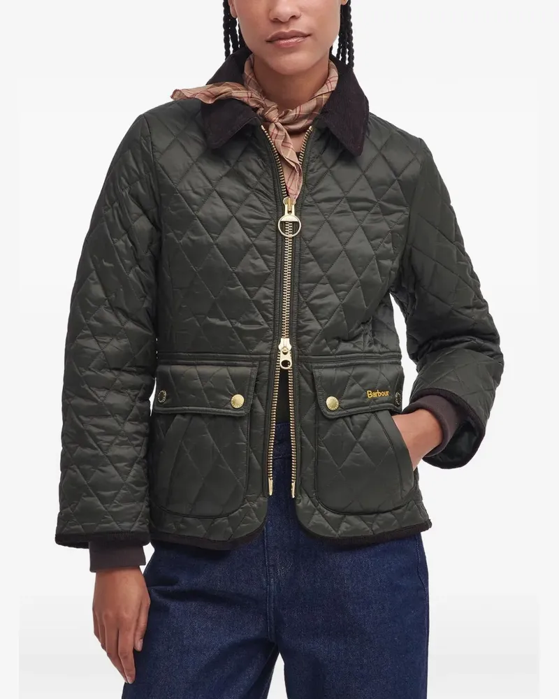 Barbour Beadnell fitted quilted jacket - Grün Grün