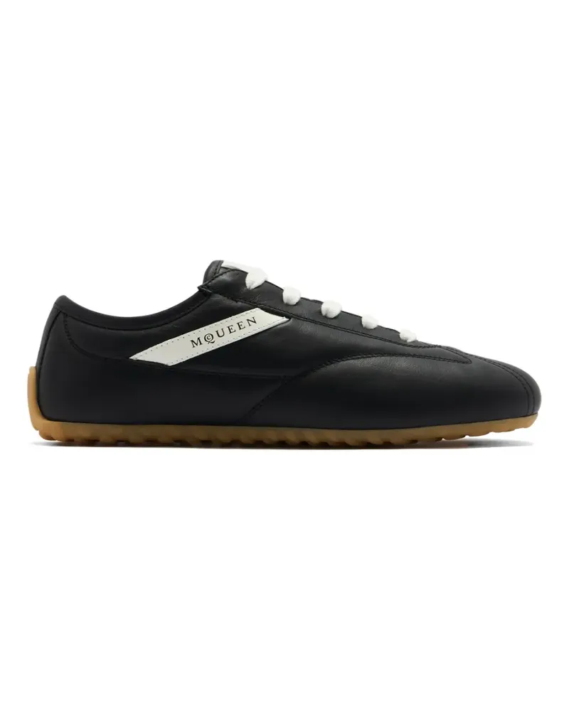 Alexander McQueen Boxe leather sneakers - Schwarz Schwarz