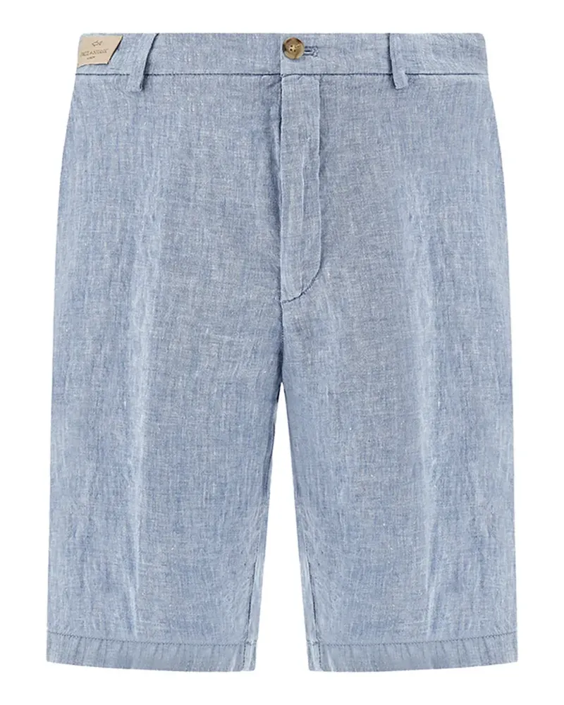 Paul & Shark linen bermuda shorts - Blau Blau