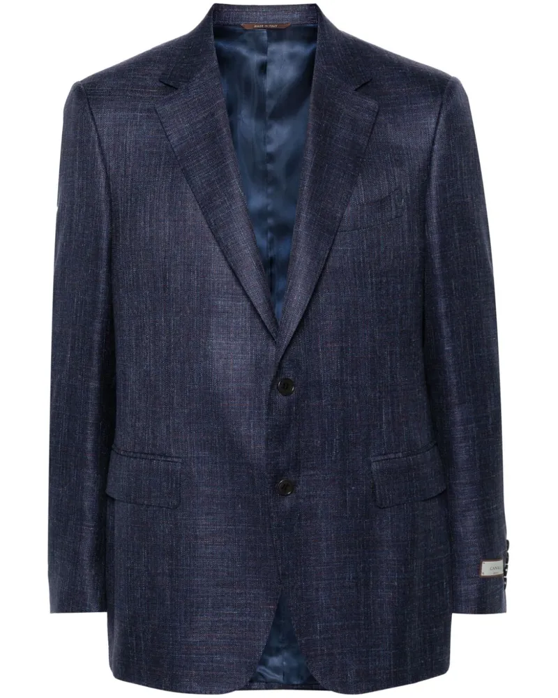 Canali Einreihiges Sakko - Blau Blau