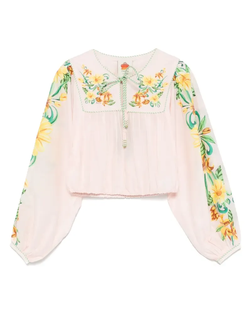 FARM Rio Bluse aus Baumwolle - Rosa Rosa