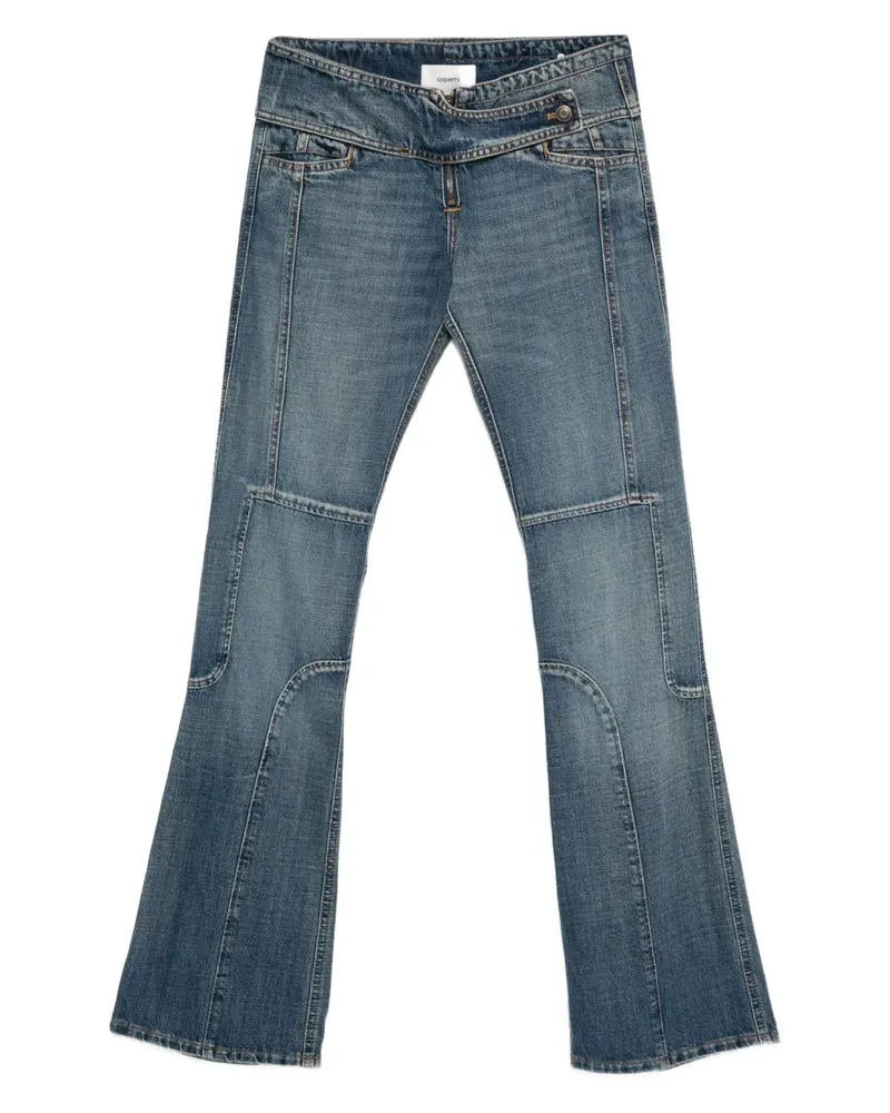 COPERNI panelled flared jeans - Blau Blau