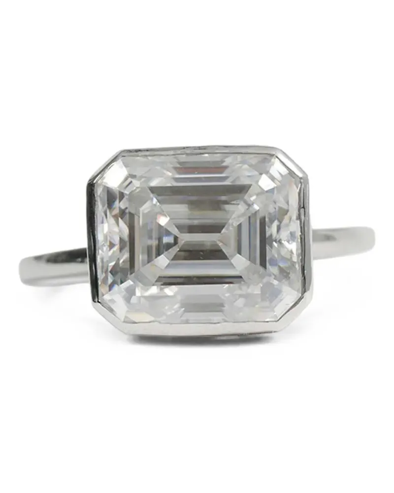 Alan Crocetti Moissanite Blade Ring - Silber Silber