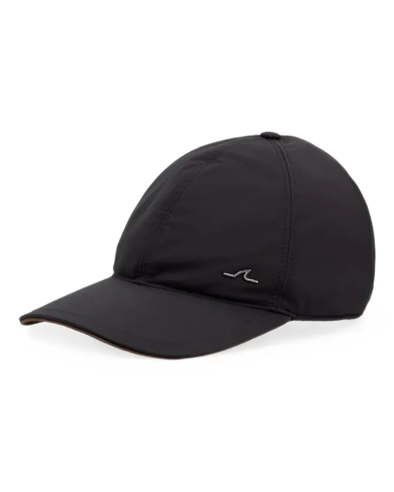 Paul & Shark Baseballkappe mit Logo-Schild - Schwarz Schwarz