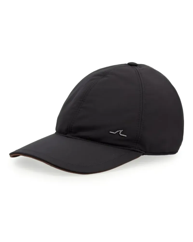 Paul & Shark Baseballkappe mit Logo-Schild - Schwarz Schwarz