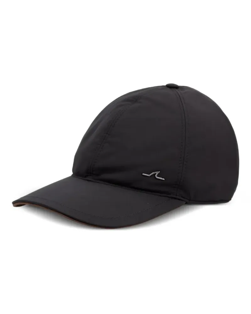 Paul & Shark Baseballkappe mit Logo-Schild - Schwarz Schwarz