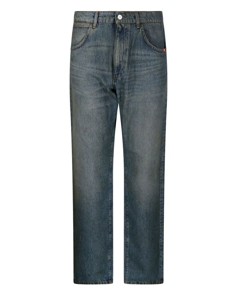 Amish Gerade Jeans - Blau Blau