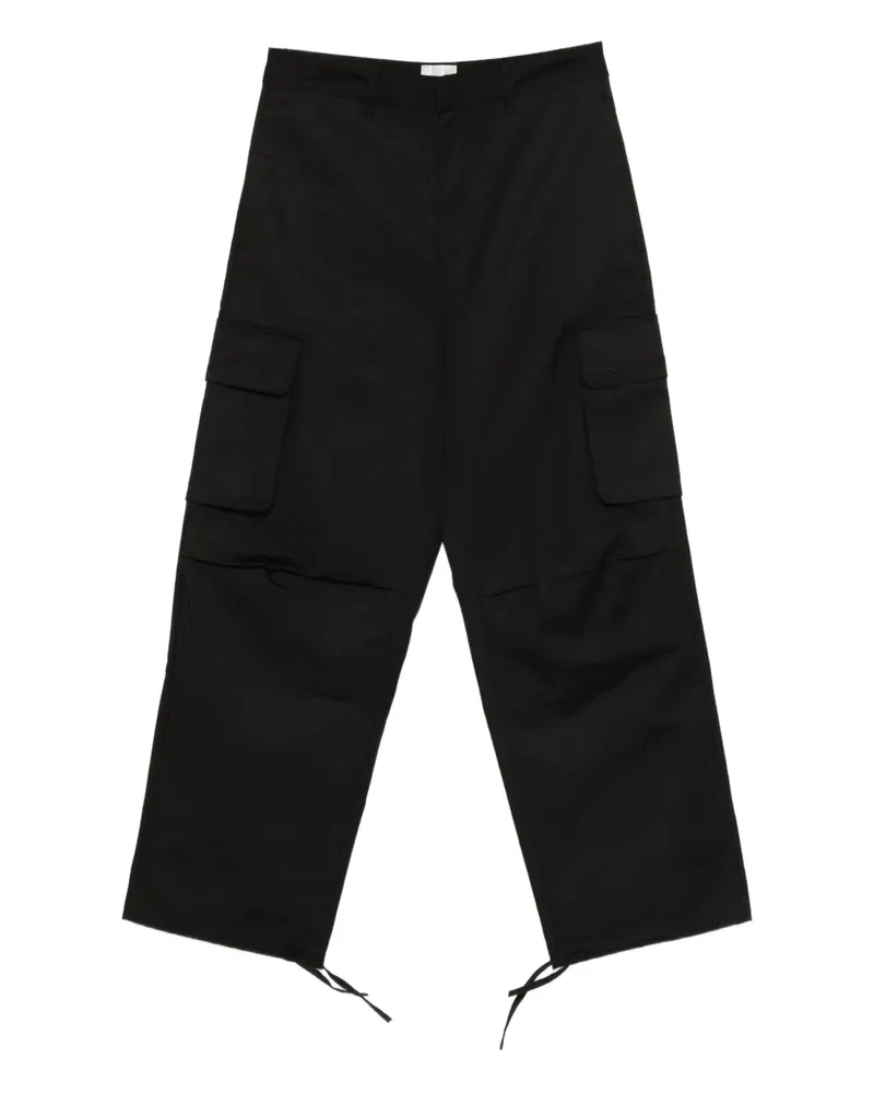 Arte Antwerp Cargohose mit gebundenem Saum - Schwarz Schwarz