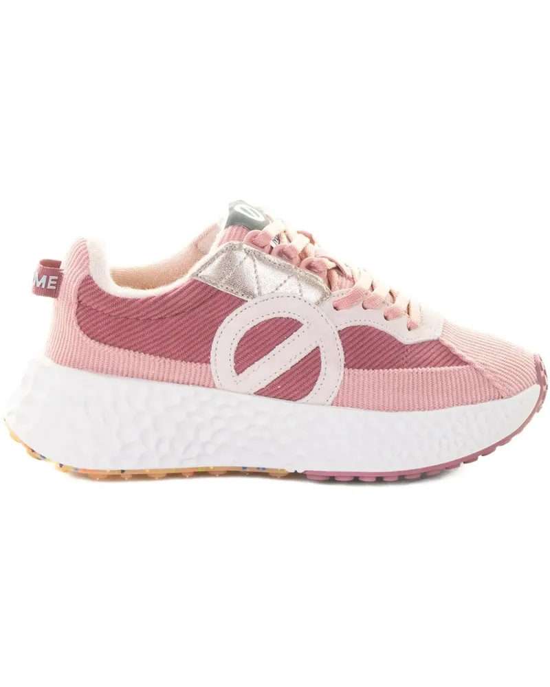 No Name Sneakers mit Cordeinsatz - Rosa Rosa