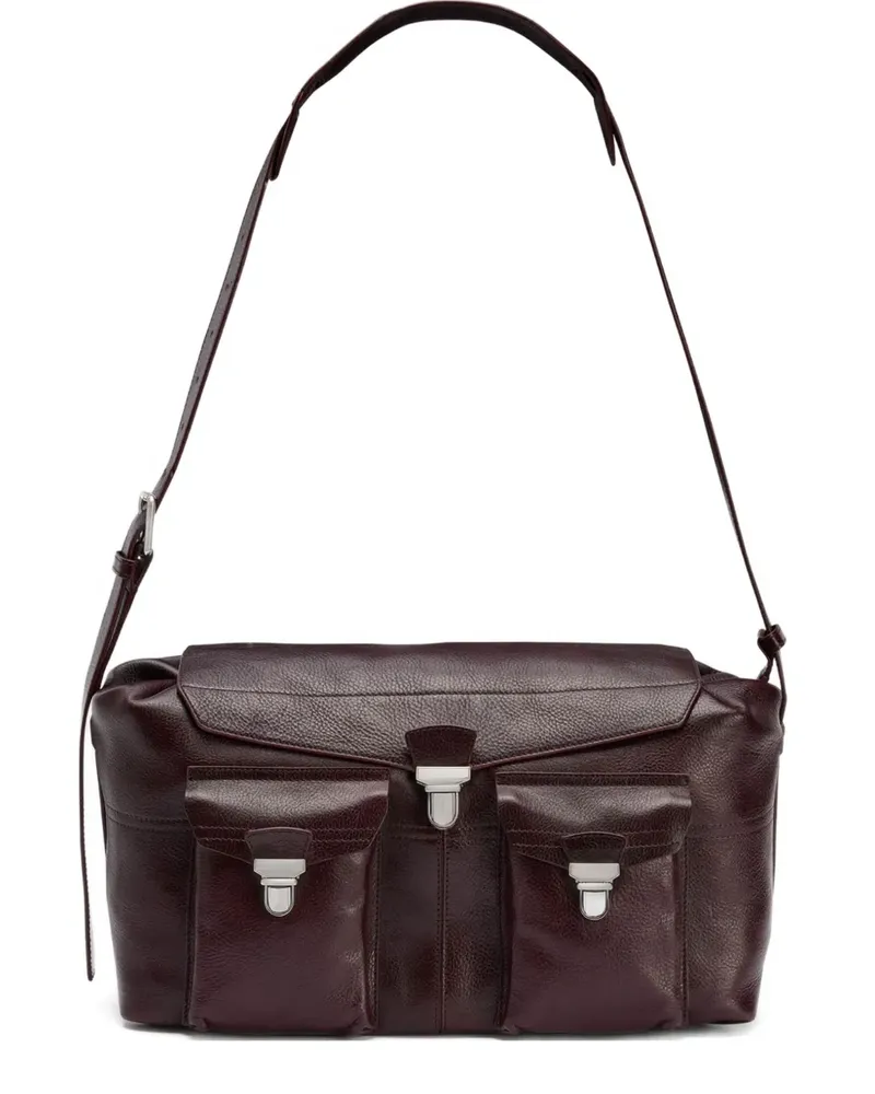 Christophe Lemaire Week-End Gear Schultertasche - Braun Braun