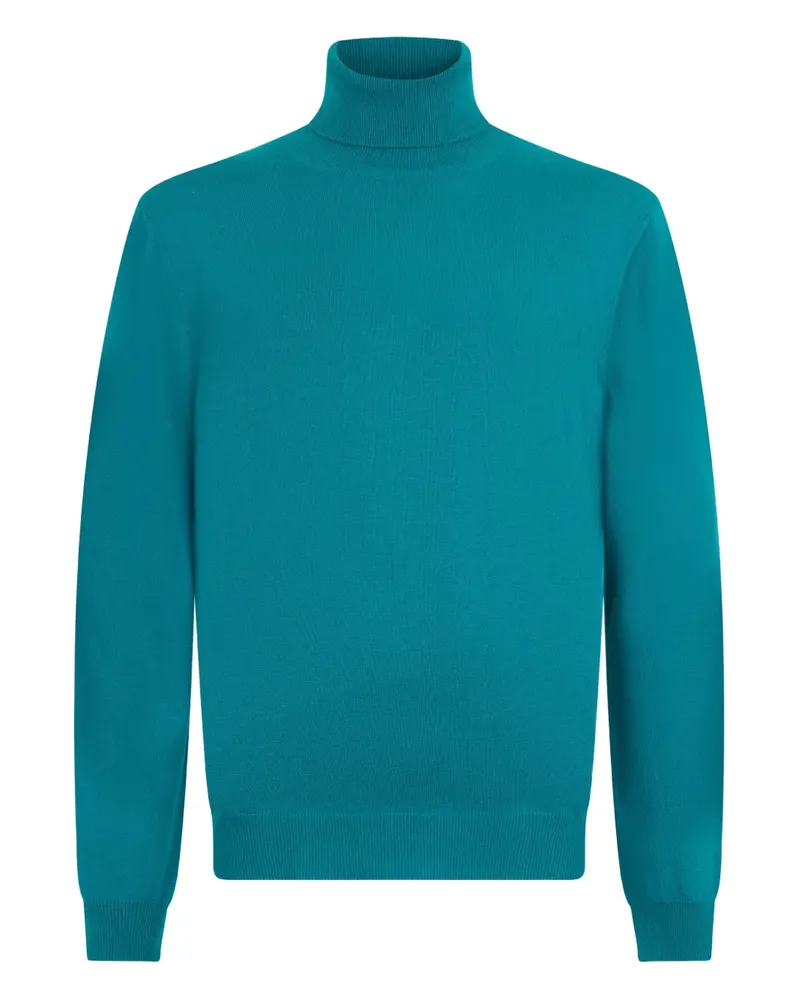 Malo roll-neck sweater - Blau Blau