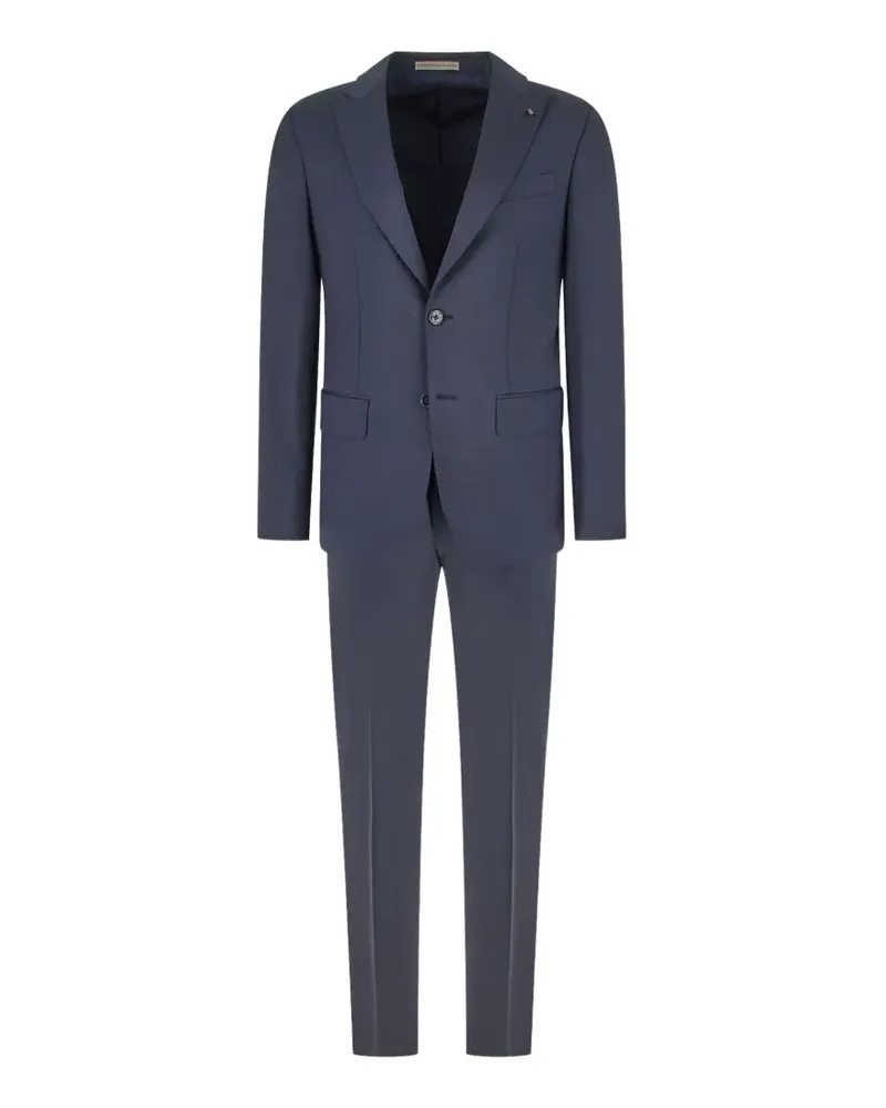 Corneliani Anzug mit steigendem Revers - Blau Blau