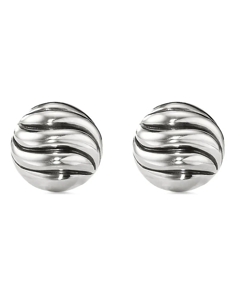 David Yurman Sculpted Cable Ohrstecker aus Sterlingsilber 8mm Silber