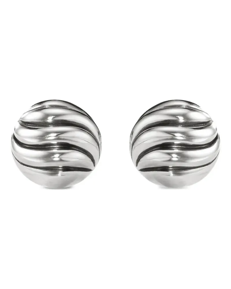 David Yurman Sculpted Cable Ohrstecker aus Sterlingsilber 8mm Silber