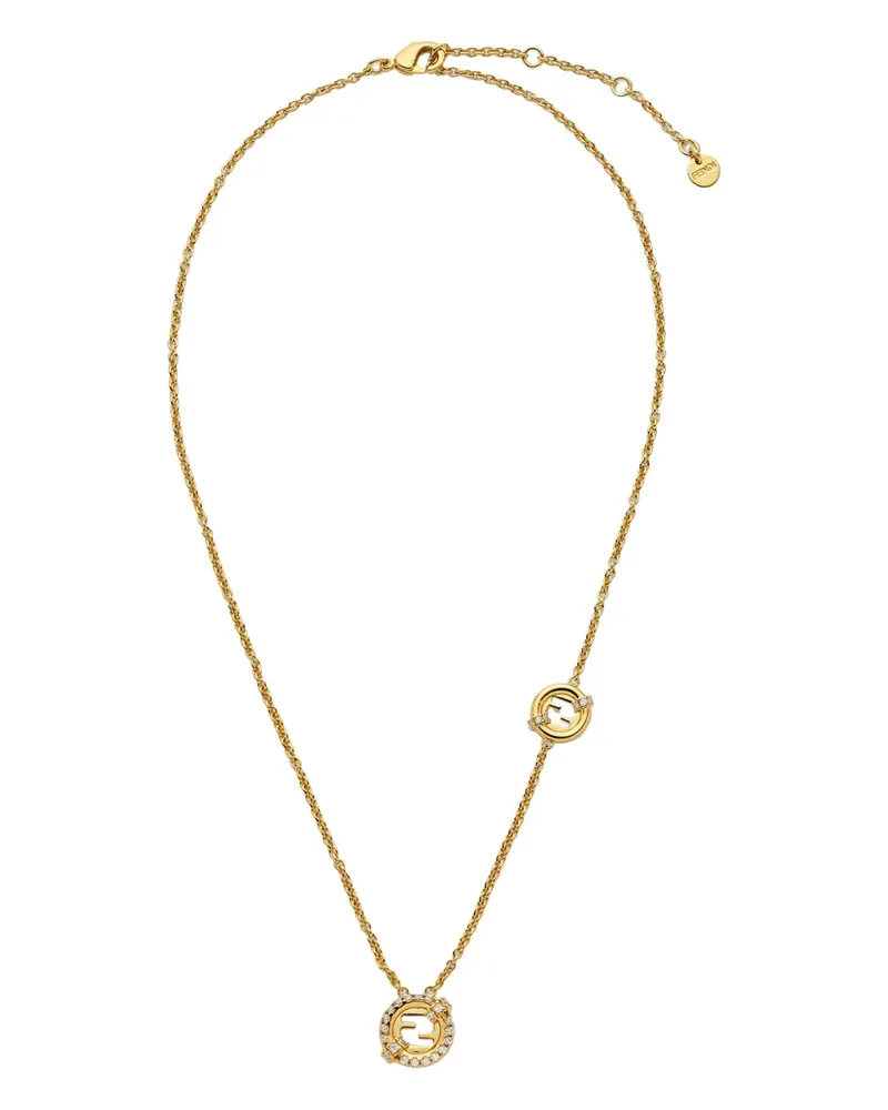 Fendi Ever Round necklace - Gold Gold