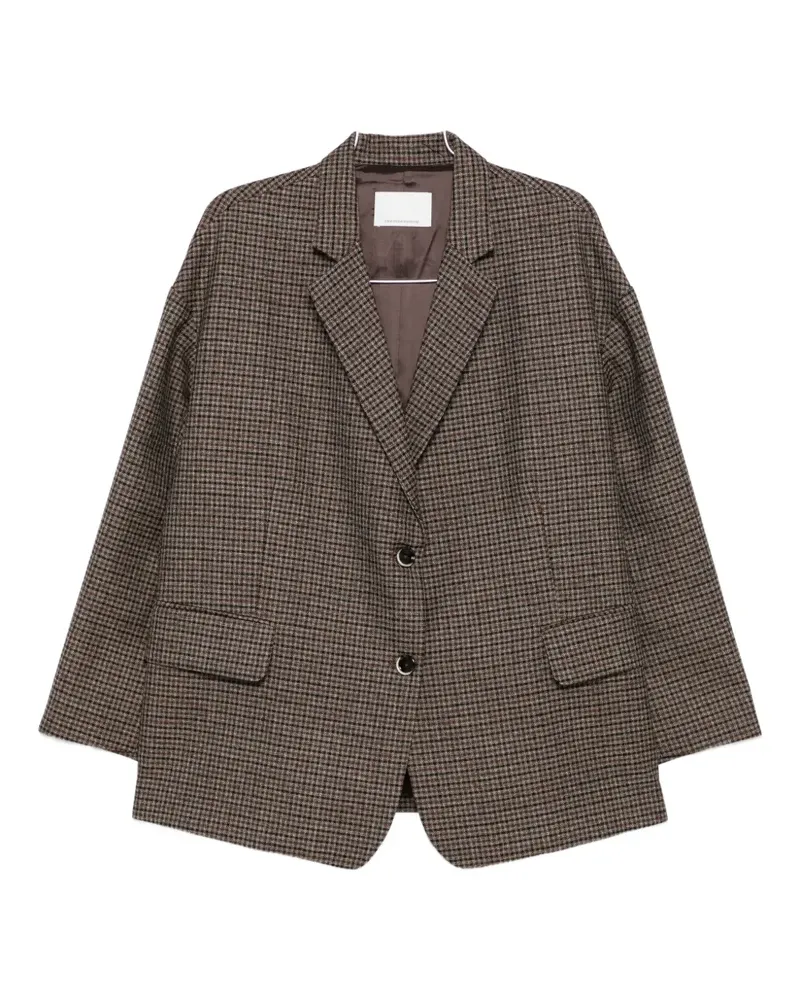 nine:inthe:morning pocket check jacket - Braun Braun