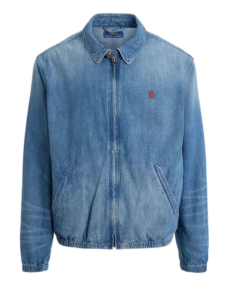 Ralph Lauren Jeansjacke mit Logo-Stickerei - Blau Blau