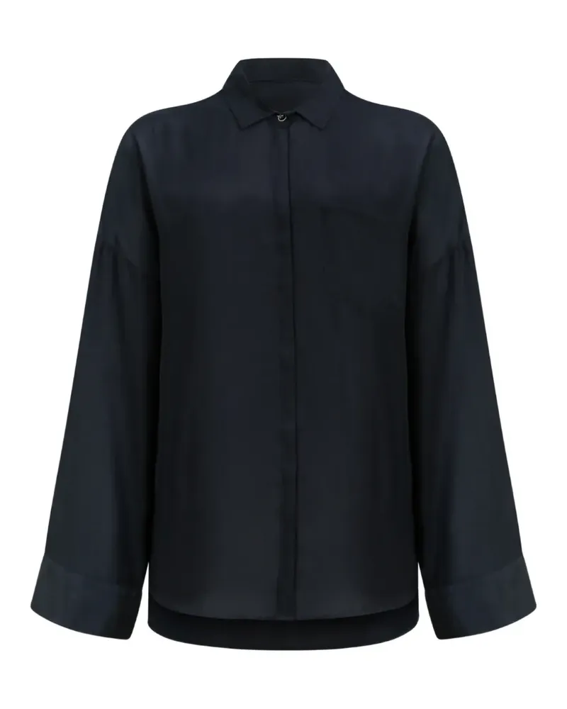 nine:inthe:morning chest-pocket long-sleeve shirt - Blau Blau