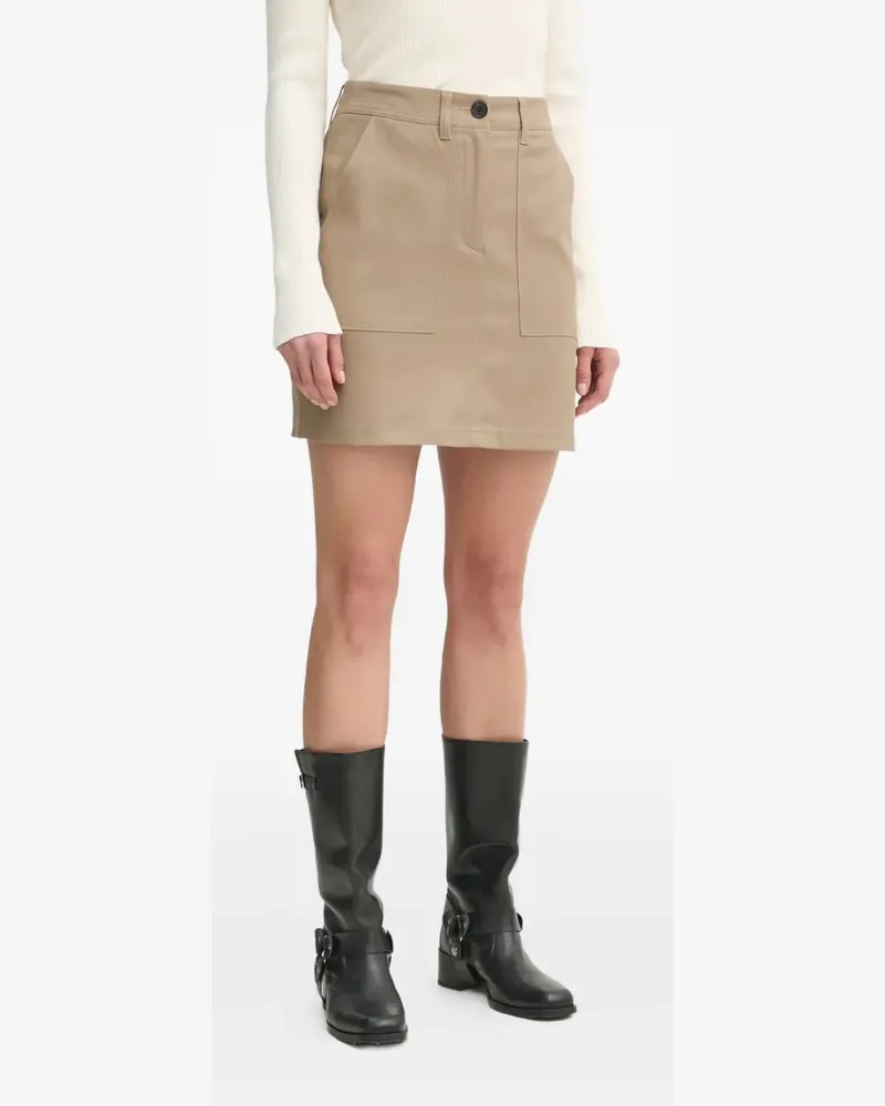 Marc O'Polo Midirock mit Knopfleiste - Nude Nude