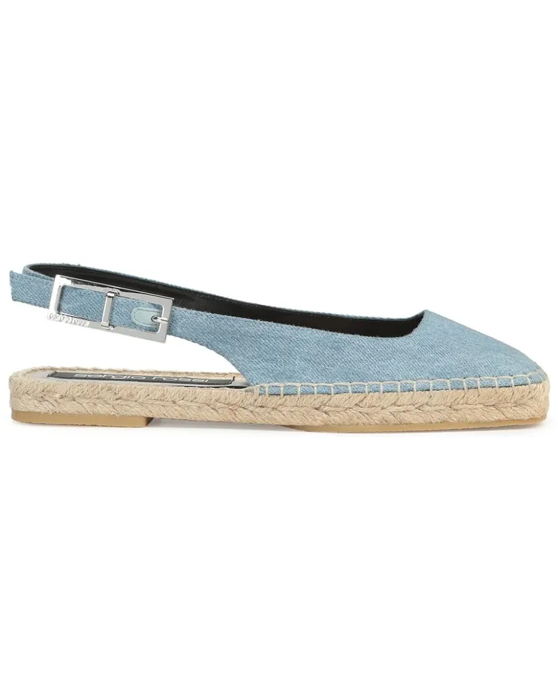 Sergio Rossi SR Nora Jeans-Espadrilles - Blau Blau