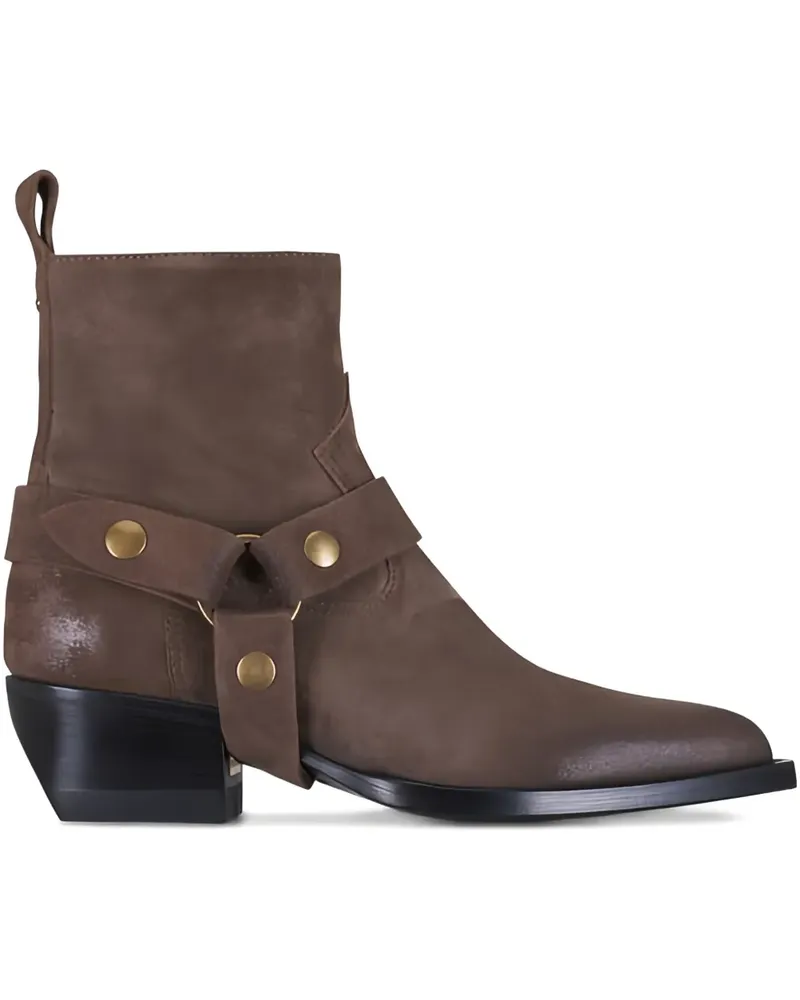 Golden Goose Stiefel aus Wildleder - Braun Braun