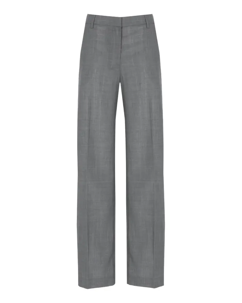 PT TORINO wide-leg tailored trousers - Grau Grau