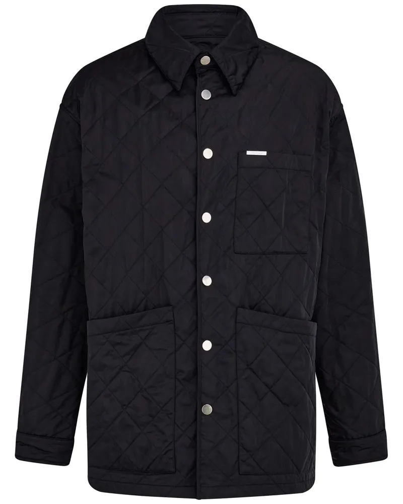 Ferragamo Gesteppte Hemdjacke - Schwarz Schwarz
