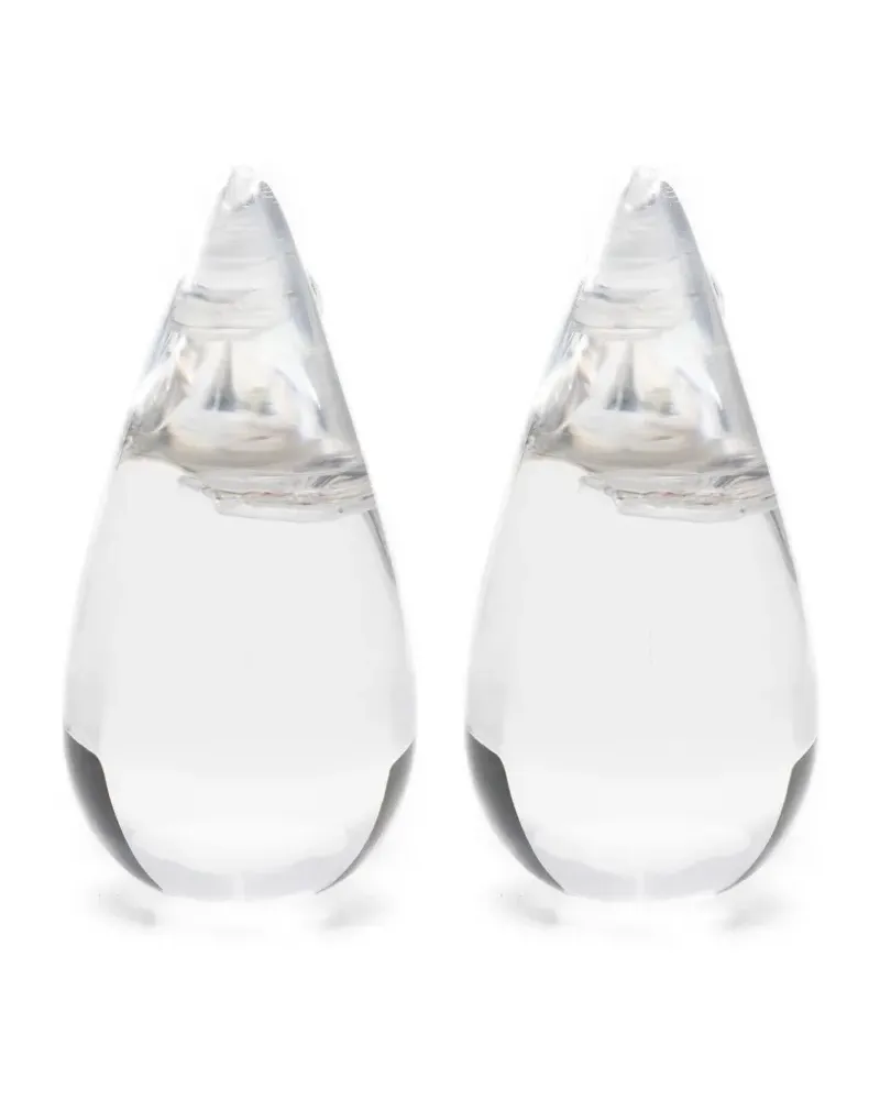 Monies tear-drop earrings - Weiß Weiß